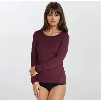 Dámské tričko DÁMSKÉ TRIČKO DL. RUKÁV - CAMINO: Vínová M