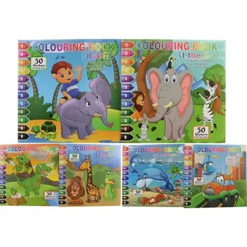 omalovánky Omalovánky a samolepky