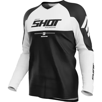 Moto dres Motokrosový dres Shot Draw Private bílý L