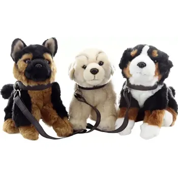 plyšák Eco- Friendly Štěně s vodítkem 16 cm