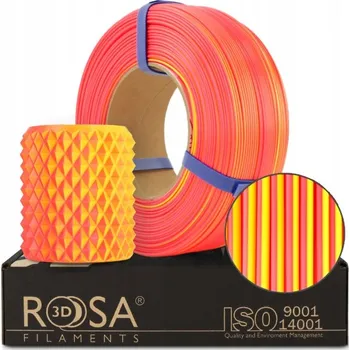 Filament PLA filament Rosa 3d 1,75 mm 1000 g, vícebarevný