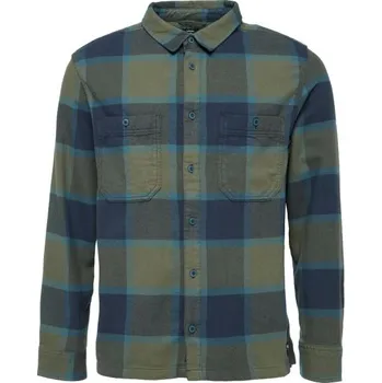 Pánská košile Pánská flanelová košile Vans M LARKSPUR PLAID FLANNEL L Modrá, Khaki