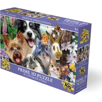 Puzzle PRIME 3D puzzle Selfie kamarádi ze dvora 100 ks