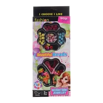 Dětské navlékací korálky Korálky+písmenka navlékací