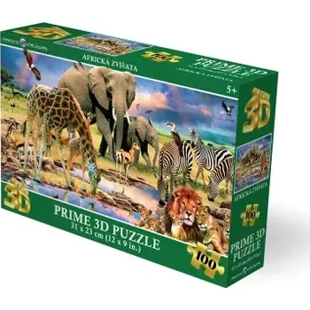 Puzzle 3D puzzle – africká zvířata