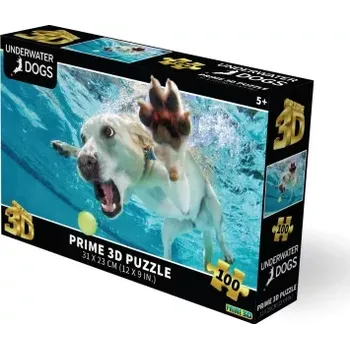 Puzzle 3D puzzle Pes – lentikulární skládačka 100 dílků