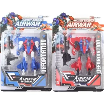 Robot Skládací robot stíhačka plast 12 × 8 cm