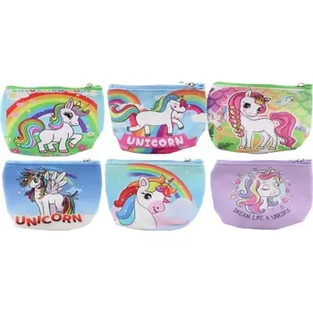 Peněženka Peněženka s motivem jednorožce na zip