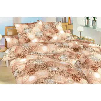 Bavlněné povlečení - Mandala béžová - na zip