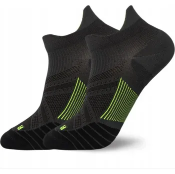 Pánské ponožky Ponožky sportovní kotníkové černé prodyšné na běhání S/M