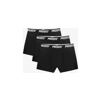 Boxerky Pánské boxerky PROSTO Boxers 3 ks black L