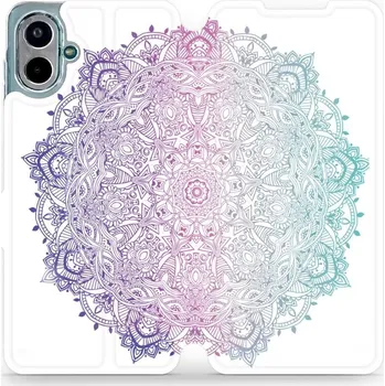 Pouzdro na mobilní telefon Flipové pouzdro Mobiwear - Samsung Galaxy A07 - M008S Mandala (Knížkové flip pouzdro, obal, kryt na mobil Samsung Galaxy A07 - M008S Mandala, materiál Umělá kůže + TPU - ochrana 360°, stojánek, silikonová vanička, magnetické zavírání)