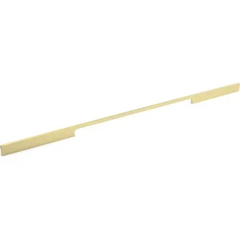 Nábytkové kování - Úchytka kovová Lipa zlatá matná 1096 mm