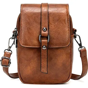 J&W Pánská crossbody taška Intervale hnědá Univerzální