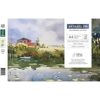 Blok Umělecký blok A4 Akvarel 230g/20ls