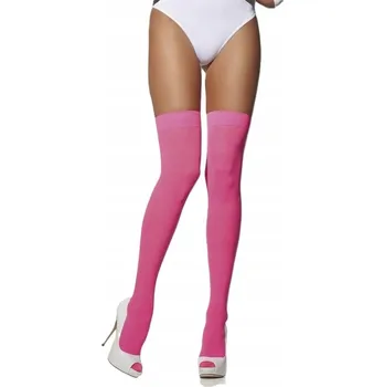 Dámské punčochy Polyamidové punčochy k podvazkovému pásu #2/3/4, růžové