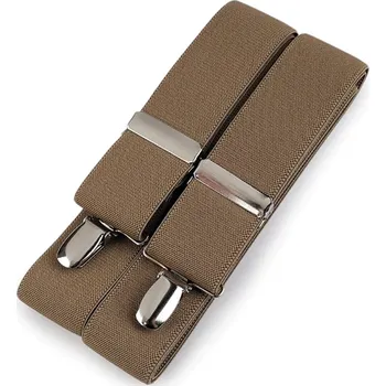 Kšandy Pánské béžové kšandy 650351 délka 120 cm, VELIKOST UNI