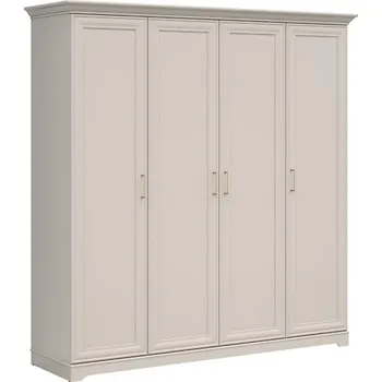 Šatní skříň Skříň Anga - Black Red White - BRW 209.5x216 cm