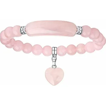 Náramek Růženín náramek se srdíčkem obvod cca 18 až 22 cm