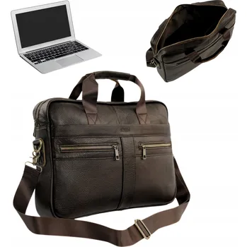 Taška na notebook 13 palců Pánská kožená přes rameno Aktovka A4 pro práci SOLIER