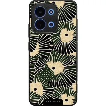 Pouzdro na mobilní telefon Lesklý kryt Mobiwear Glossy - Xiaomi Poco C85 - GA44G Zelené okvětí (Prémiové lesklé pouzdro, obal, kryt Mobiwear Glossy na mobil Xiaomi Poco C85 - GA44G Zelené okvětí, materiál Plast + TPU silikon - krytí po všech stranách, neošoupatelný potisk, tenké)