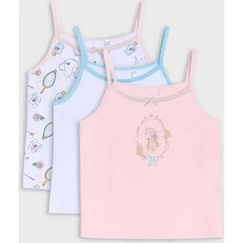 Sinsay - 3balení nátělníků - bílá - 912FZ-00X - 912FZ-00X-128