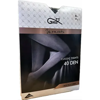 Dámské punčochy Punčocháče Gatta hladké 40den černé Nero velikost S