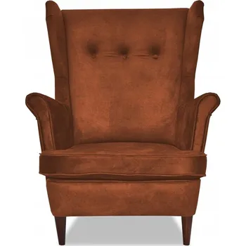 Křeslo Křeslo ušák Family Meble oranžové