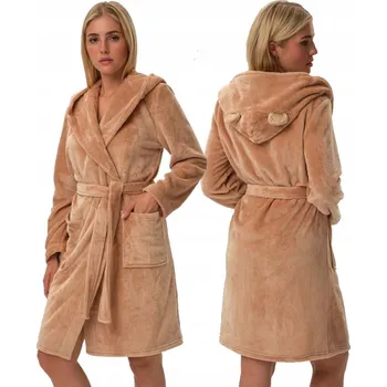 Dámský župan Dámský župan Fiora fleecová mikina s kapucí a kapsami Henderson 41954 vel. XXL