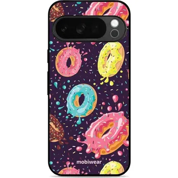 Pouzdro na mobilní telefon Lesklý kryt Mobiwear Glossy - Google Pixel 10 Pro - G046G - Donutky (Prémiové lesklé pouzdro, obal, kryt Mobiwear Glossy na mobil Google Pixel 10 Pro - G046G - Donutky, materiál Plast + TPU silikon - krytí po všech stranách, neošoupatelný potisk, tenké)