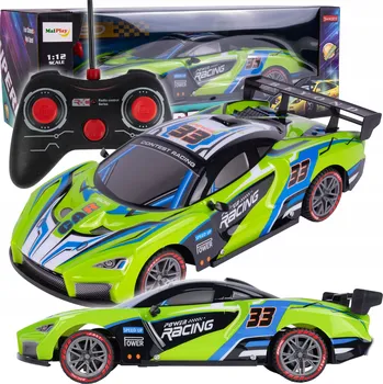 RC model auta AUTO NA DÁLKOVÉ OVLÁDÁNÍ RC 1:12 S LED OSVĚTLENÍM