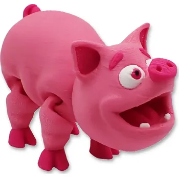 Figurka Flexi Factory Prasátko - barevné