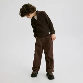 Chlapecké džíny Reserved - Džíny relaxed fit - hnědá - 839IN-88J - 839IN-88J-152