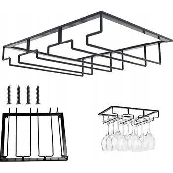 Stojan na víno DRŽÁK SKLENIČKY NA VÍNO, 12 KUSŮ