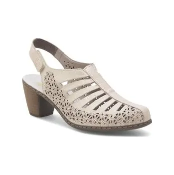 Dámské polobotky Rieker Polobotky 40959-60 Béžová 42