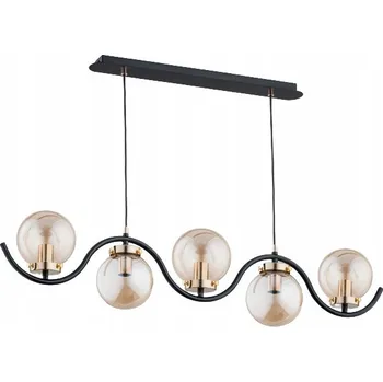 Lustr Alfa KORDA moderní zlatý koule E14 62155