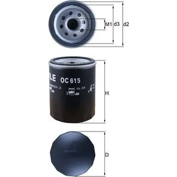 Olejový filtr Olejový filtr KNECHT OC 615