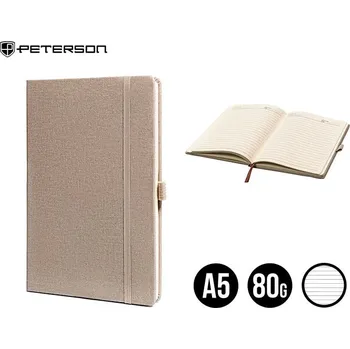 Diář Peterson Notes Snunest tmavě béžová One size