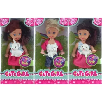 Panenka Panenka se zvířátkem 12 cm