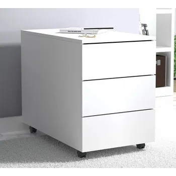 Kancelářská sestava Vcm Mobilní zásuvkový kontejner Dalosa 70 3-SB, bílý