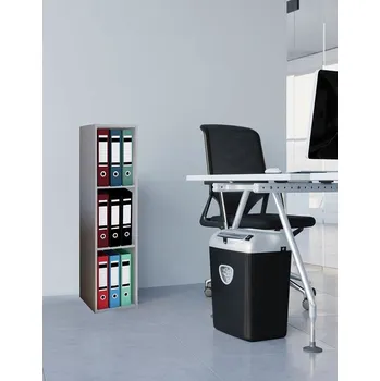 Komoda Vcm Kancelářská police Offas Maxi 3 přihrádky, šedá