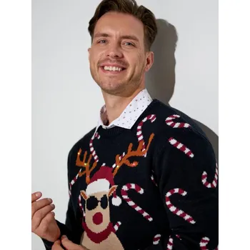 Pánský svetr Sinsay - Svetr - černá - 807FZ-99X - 807FZ-99X-XS