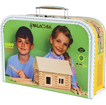 ostatní stavebnice WALACHIA Vario Kufřík W35 DŘEVĚNÁ STAVEBNICE | AS130