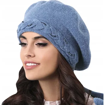 Čepice Kamea baret modrý univerzální velikost vlna