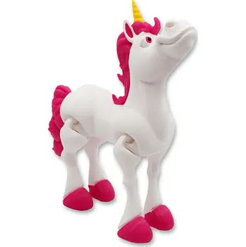 Figurka Flexi Factory Jednorožec se zavřenými ústy - barevný