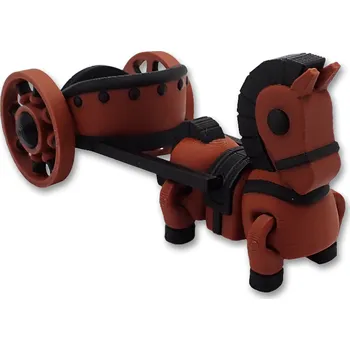 Figurka Flexi Factory Válečný Vůz - barevný