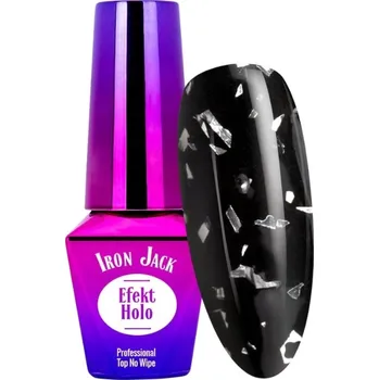 Přípravek na nehty Hybridní lak top Molly Lac Iron 10 ml