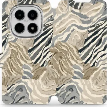 Pouzdro na mobilní telefon Flipové pouzdro Mobiwear - Xiaomi Redmi Note 15 5G - V168S Pruhovaná malba (Knížkové flip pouzdro, obal, kryt na mobil Xiaomi Redmi Note 15 5G - V168S Pruhovaná malba, materiál Umělá kůže + TPU - ochrana 360°, stojánek, silikonová vanička, magnetické)