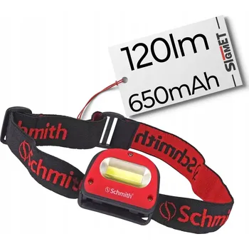 Čelovka Čelovka LED COB 3W 120lm dobíjecí s páskem 3 režimy