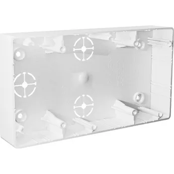 Elektroinstalační krabice LK 85X28 ZNI/2 HF_HB Krabice lištová, superbílá, pro Zoni, Kopos